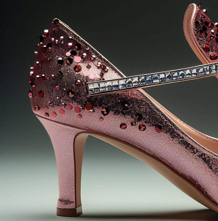 Glitter Pink Stilettos