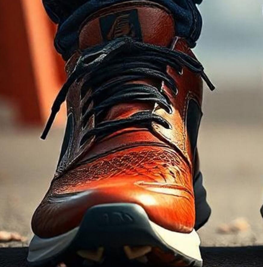 Brown Leather Sneakers