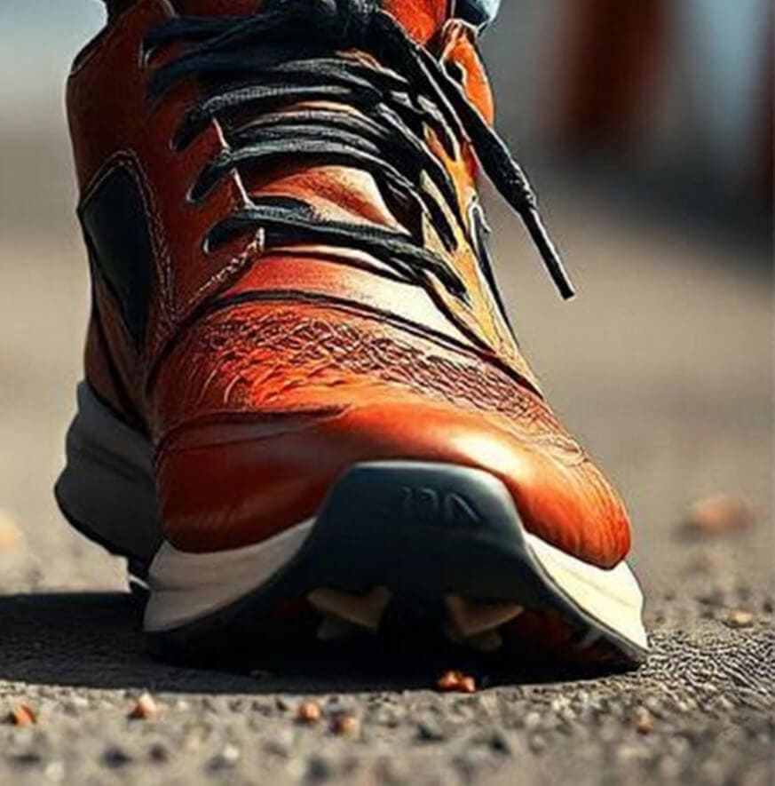 Brown Leather Sneakers