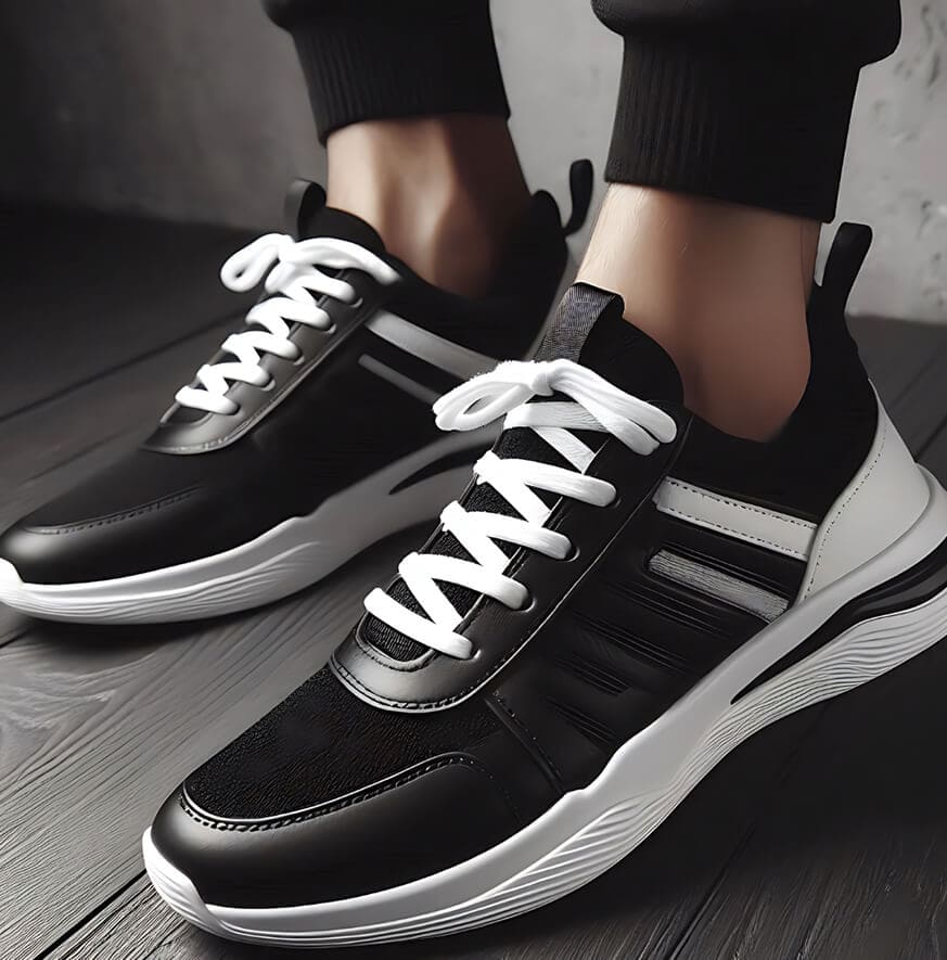 Black Sporty Sneakers